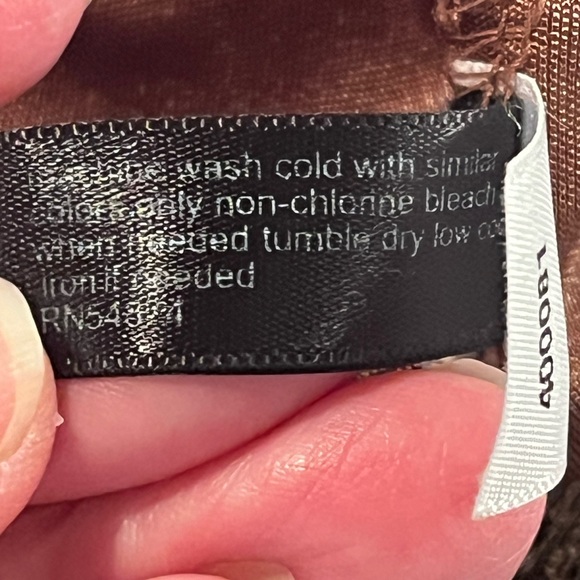 The Limited Brown cami with lace trim. Size small - Picture 4 of 10